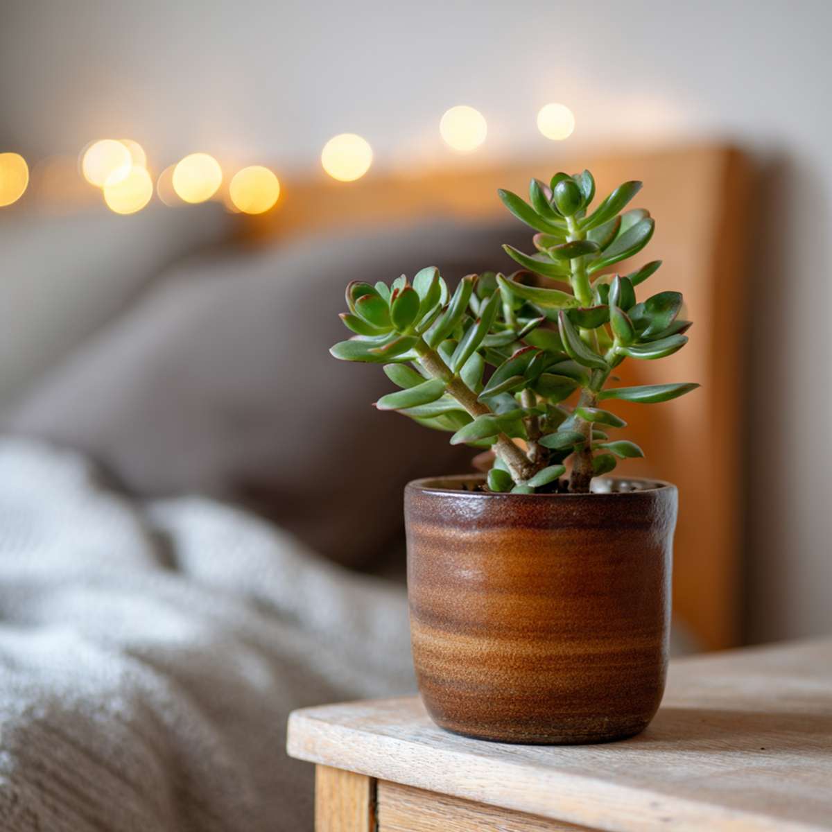 Succulents Jadeväxt - Crassula Ovata - Höjd 15-25Cm - Ø12Cm